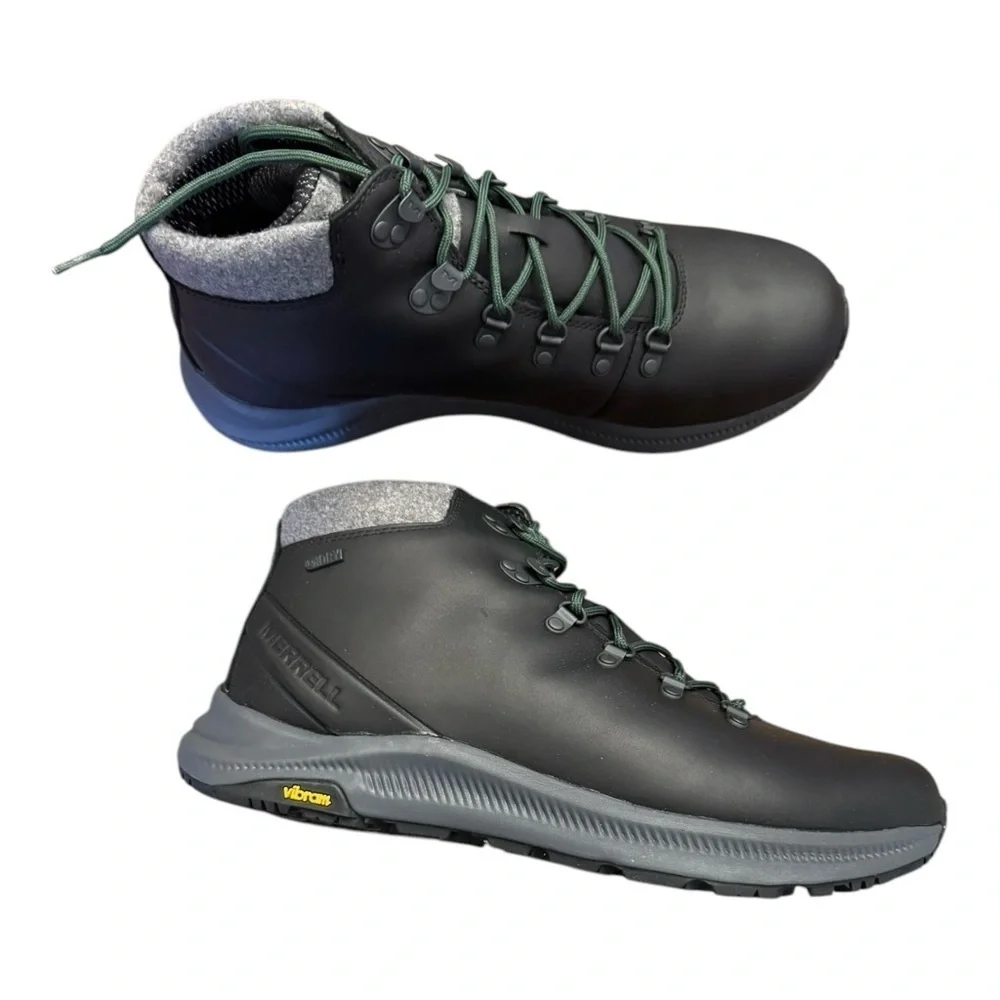 Merrell Men's Ontario Thermo Mid Waterproof Boots - Black NIB